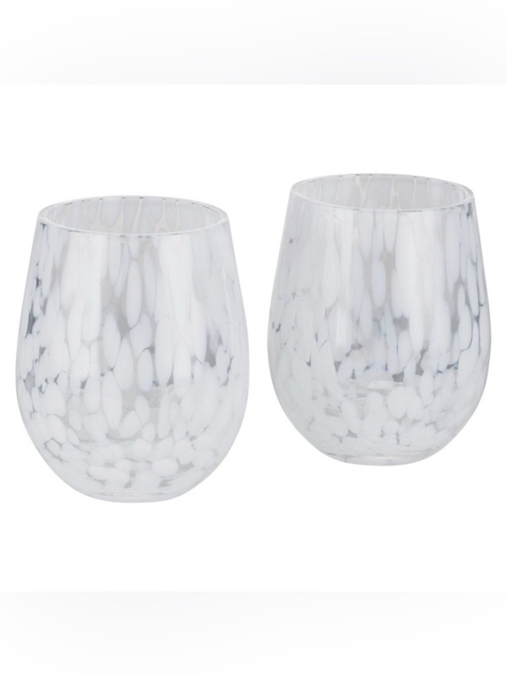 New in Box
Crofton White Confetti Tumbler Glassware 2pk